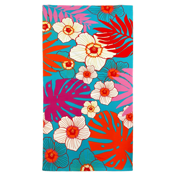 Serviette de plage microfibre - Belleza - 90x170cm - 250g/m²