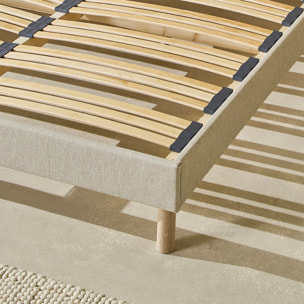 Sommier en Kit Lino 2 places | Beige