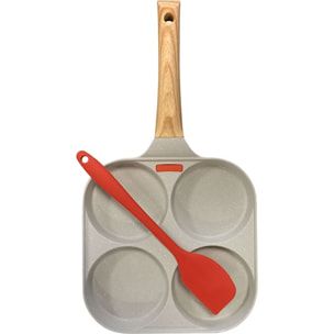 Poêle BEST OF TV Pancake 4 compartiments Wonderpan XL