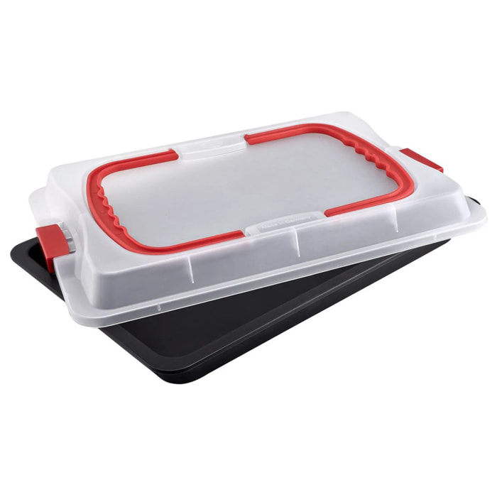 Plaque de cuisson avec couvercle 42 x 29 cm Dr. Oetker Bake and Go