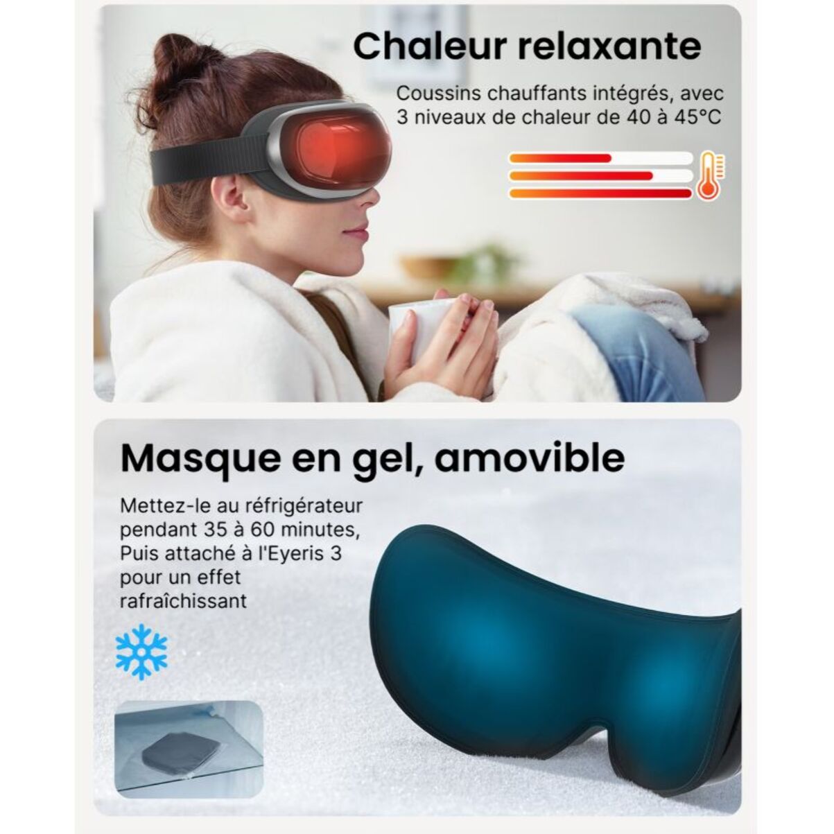 Masque de relaxation RENPHO Eyeris 3 G010V