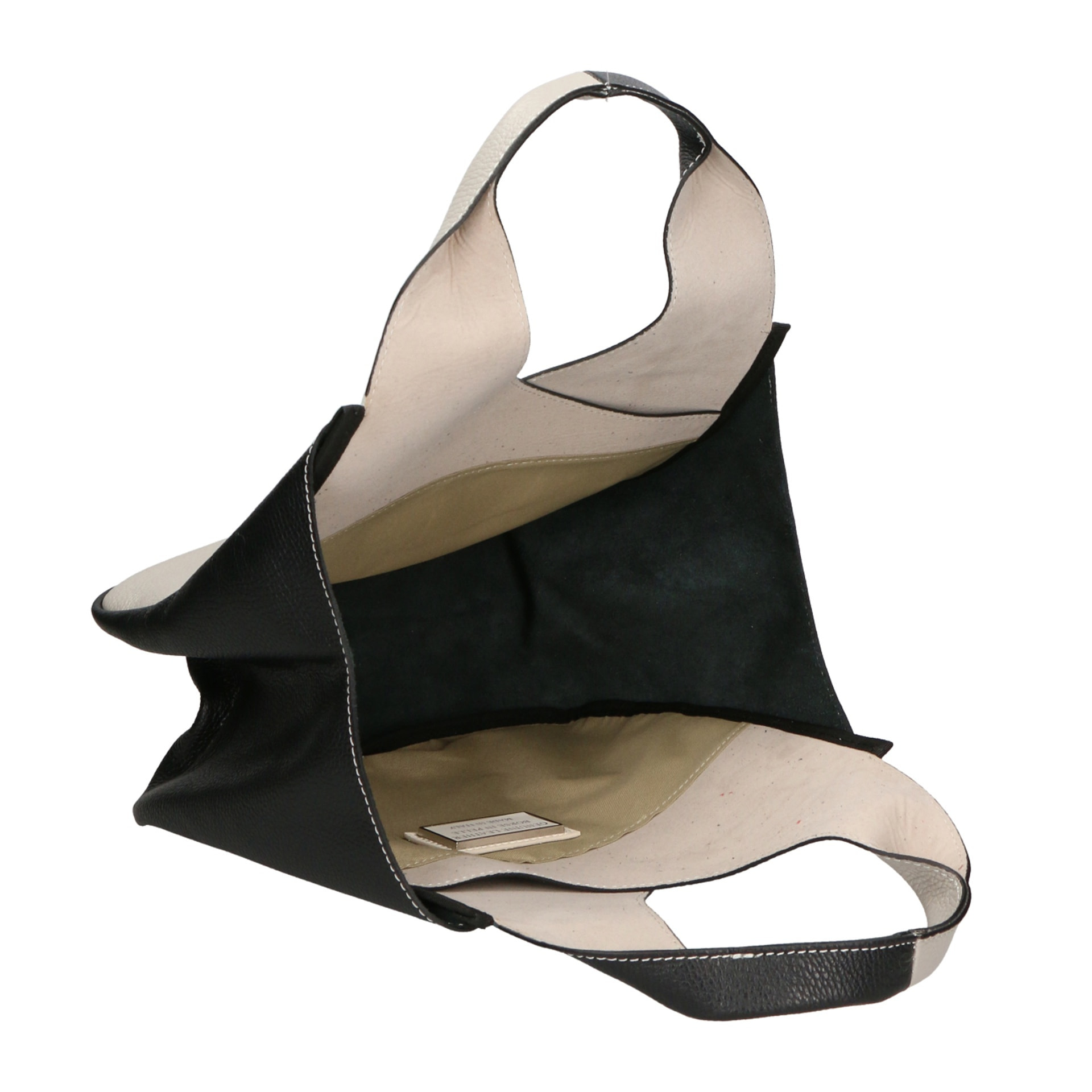 Borsa a mano da donna - Modello Iside - 100% pelle - 22.0 x 28.0 x 18.0 cm