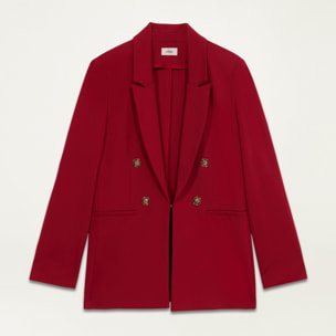 Oltre - Milan stitch blazer - Rojo