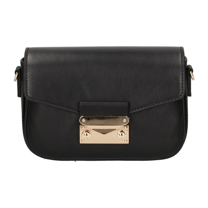 Borsa a tracolla da donna - Modello False - Vera pelle - 18.0 x 12.0 x 5.5 cm