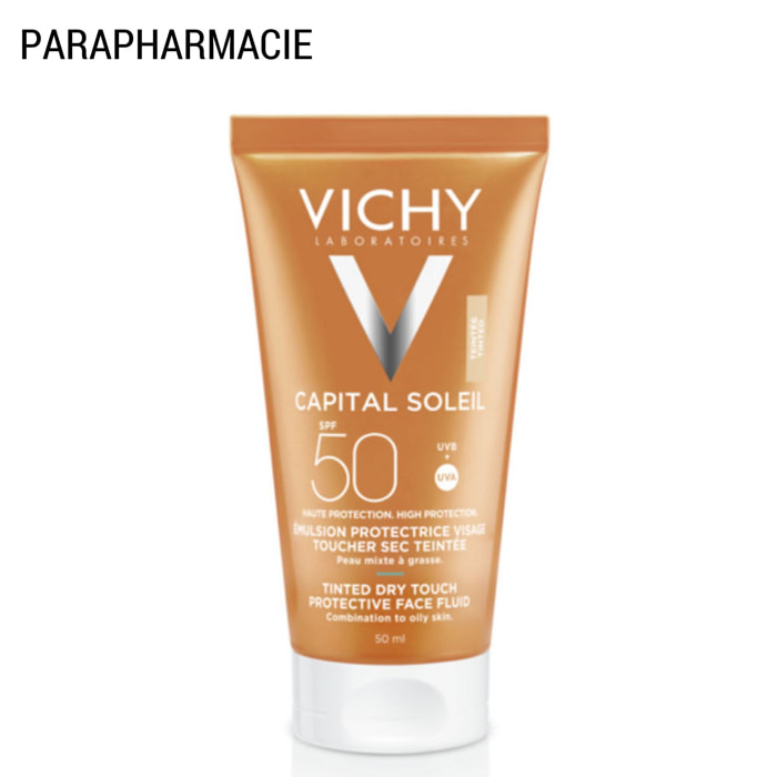 Capital Soleil - BB Emulsion Toucher Sec Teintée SPF50 50 ml