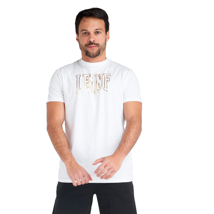 Camiseta de manga corta para hombre Gold Edition con logo grande