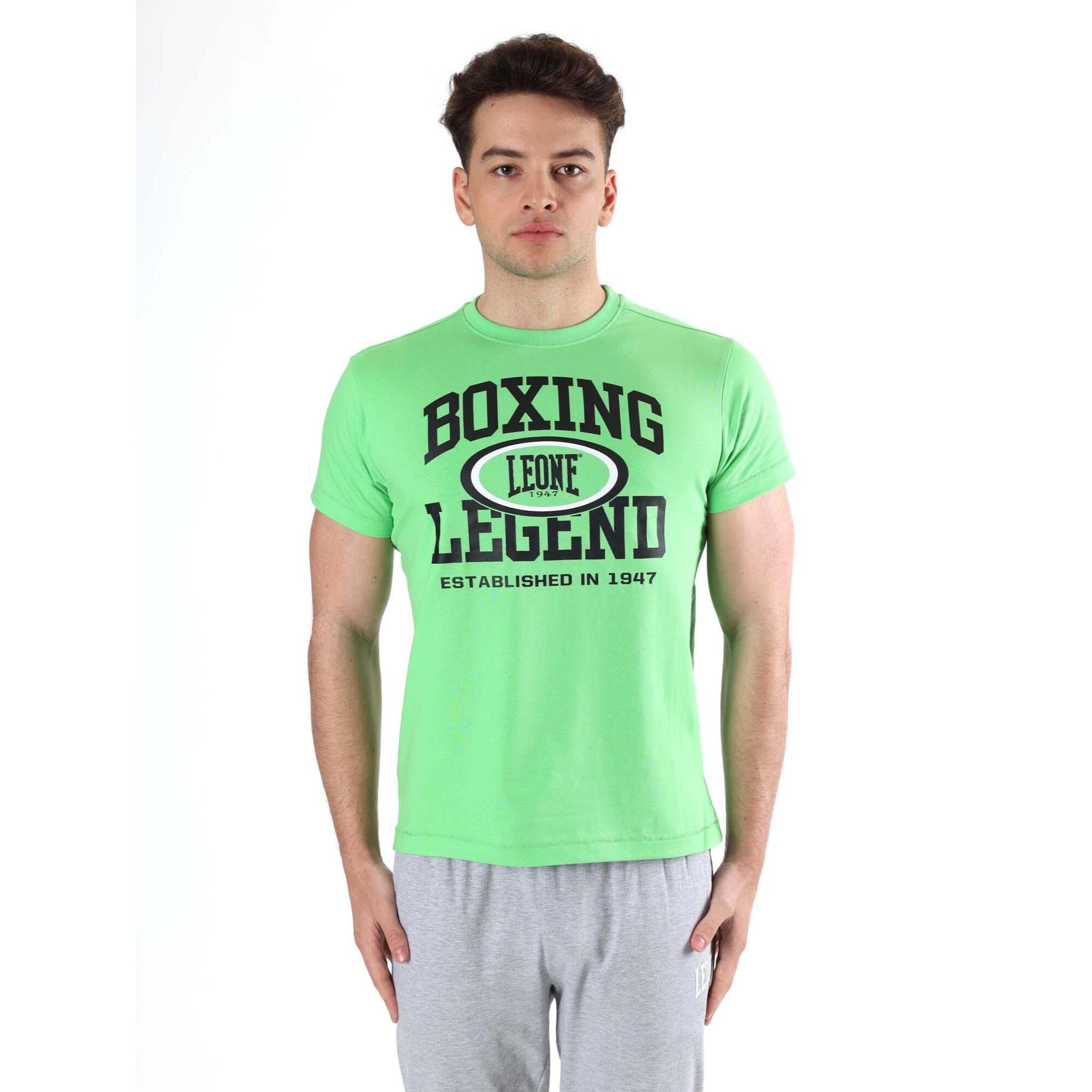 Camiseta de hombre de manga corta con estampado 'Boxing Legend' Leone Active