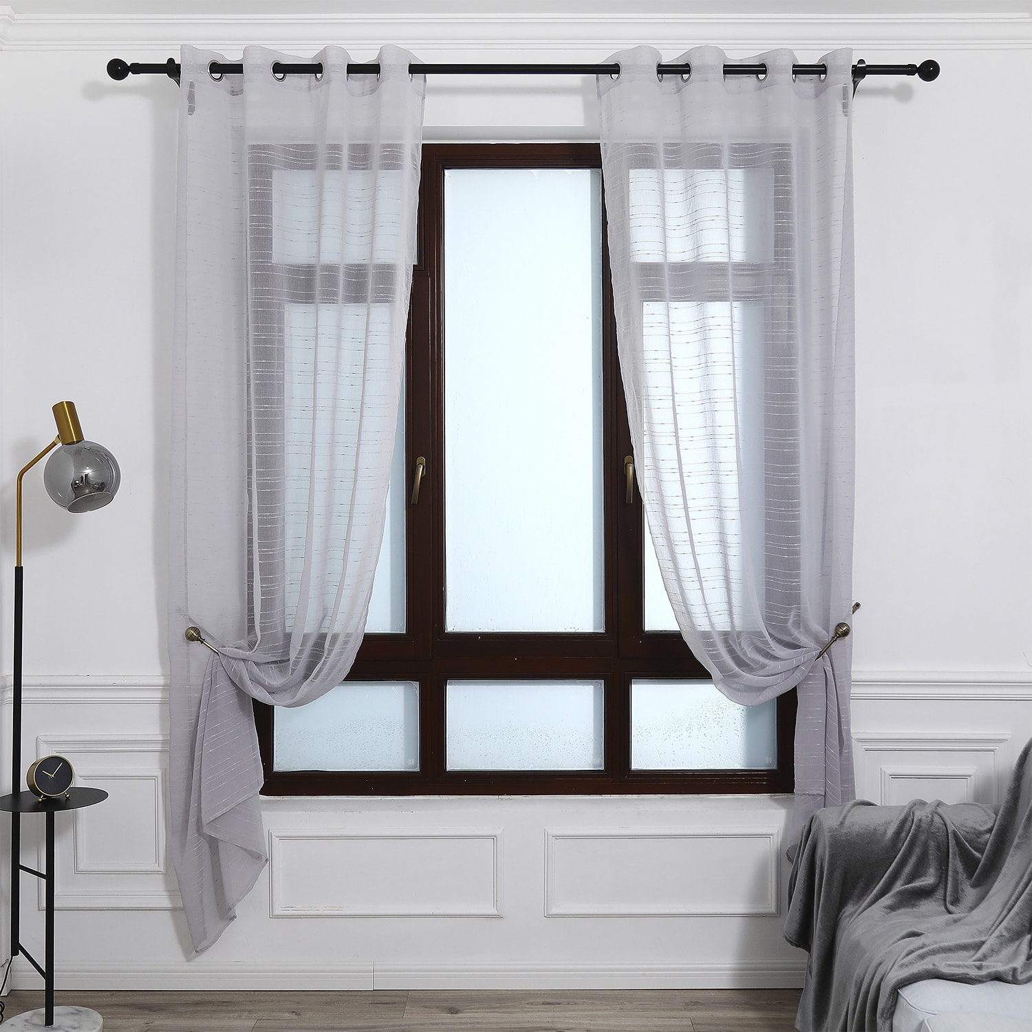 Tenda traslucida con stampo 140x260 cm.