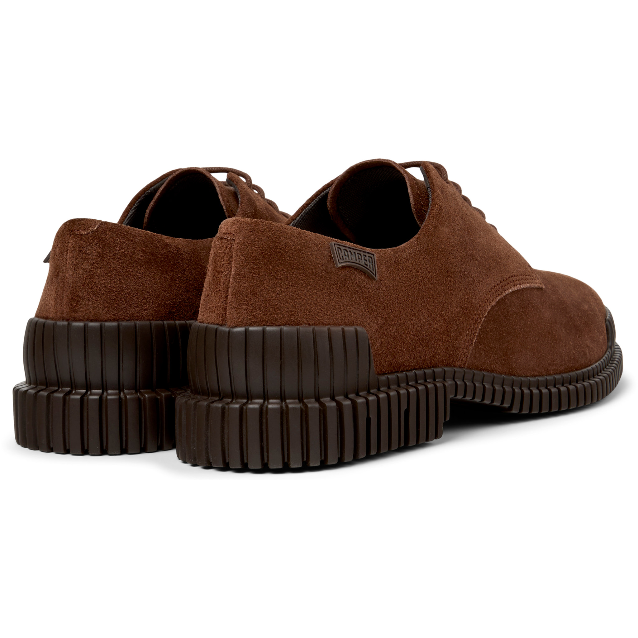 Zapatos de cordones - CAMPER Pix - Marron - Cuero de gamuza