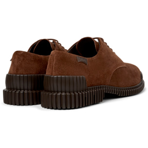Zapatos de cordones - CAMPER Pix - Marron - Cuero de gamuza