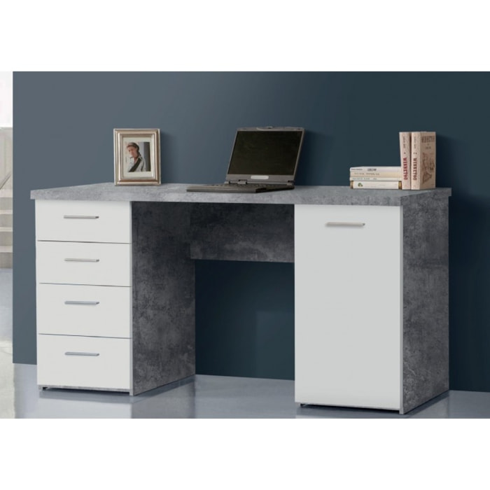 Bureau avec rangements 145 cm - ESTEBANE