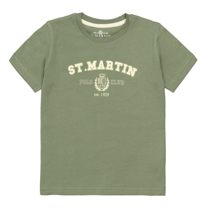 T-shirt maniche corte con stampa logo