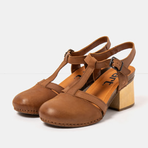 Sandalias con tacón 1874 ROMA CUERO/ I WISH color Cuero