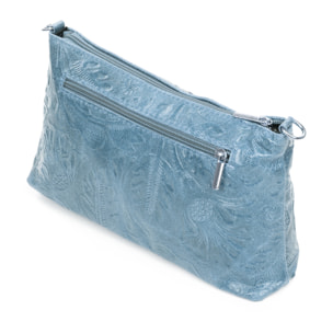 Martia Borsa a tracolla Donna.Pelle autentica Nabuk Inciso Arabesco