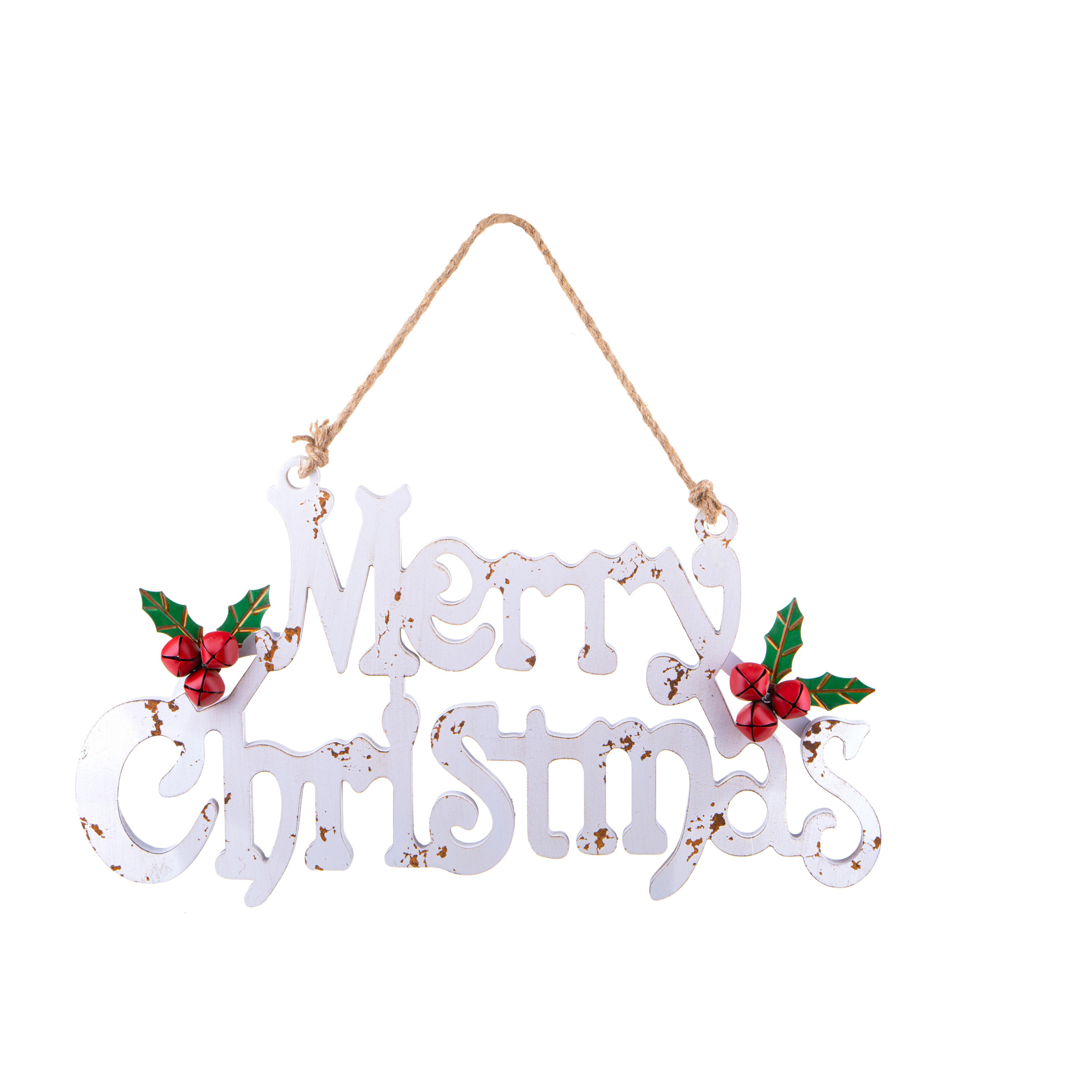 Decoro merry christmas - Pezzi 2 - 34xH61x6cm - Bianchi Dino SpA