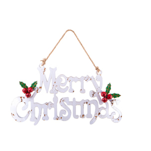 Decoro merry christmas - Pezzi 2 - 34xH61x6cm - Bianchi Dino SpA