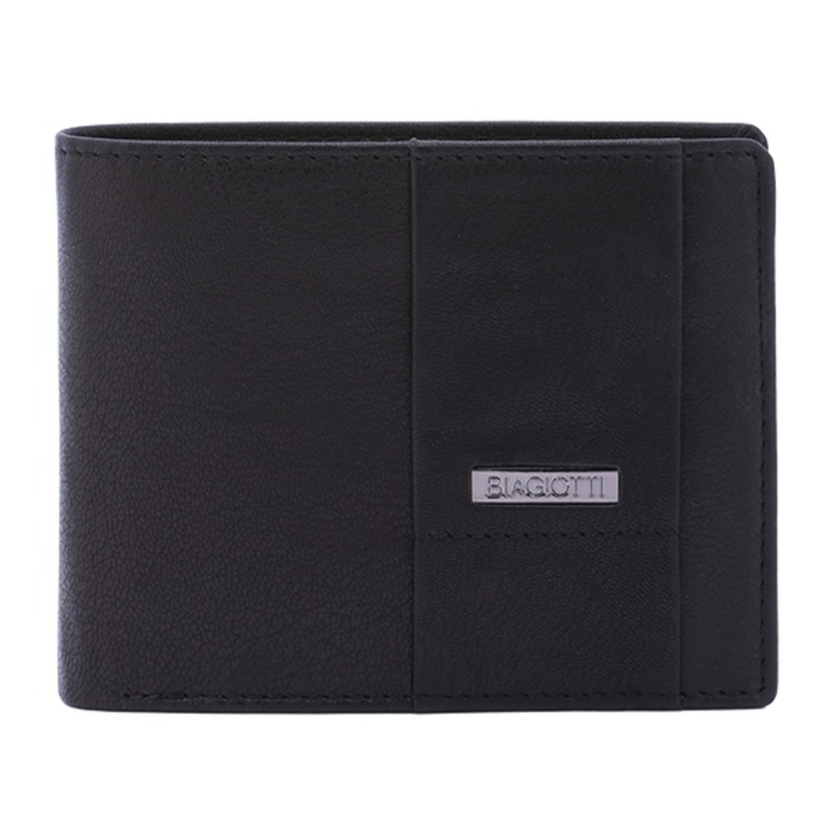 Portafoglio uomo in vera pelle - Modello False - Casual - 12.0 x 10.0 x 3.0 cm