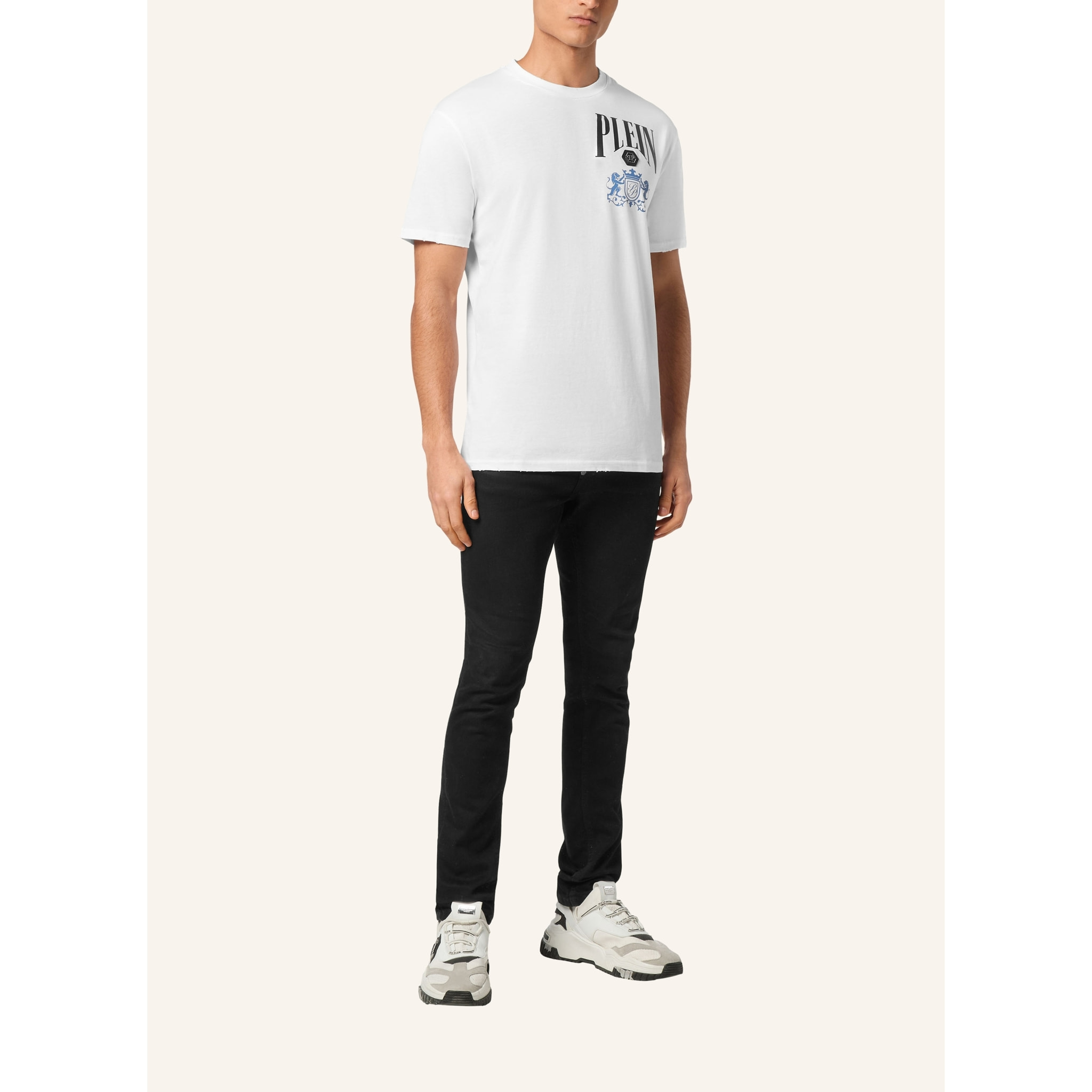 PHILIPP PLEIN T-Shirt Round Neck RACING