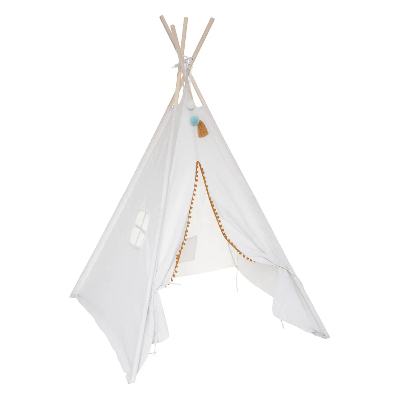 Tipi pour enfant Wapi 120x120x160cm naturel