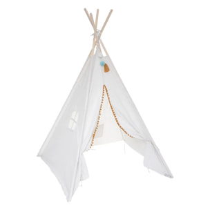 Tipi pour enfant Wapi 120x120x160cm naturel