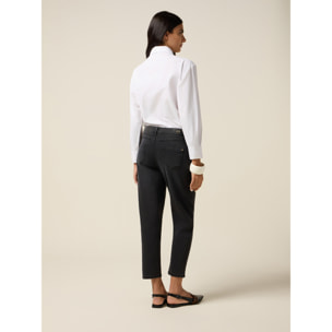 Oltre - Jeans boyslim nero - Negro