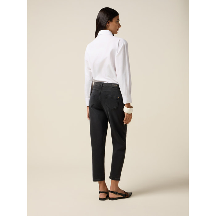 Oltre - Jeans boyslim nero - Negro