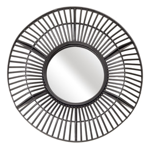 Miroir Noir Sauvage D70cm