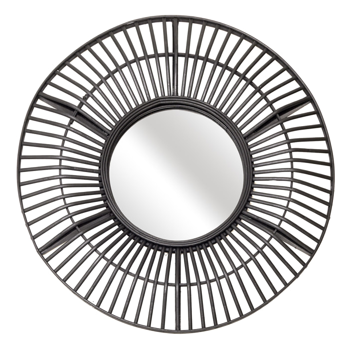 Miroir Noir Sauvage D70cm