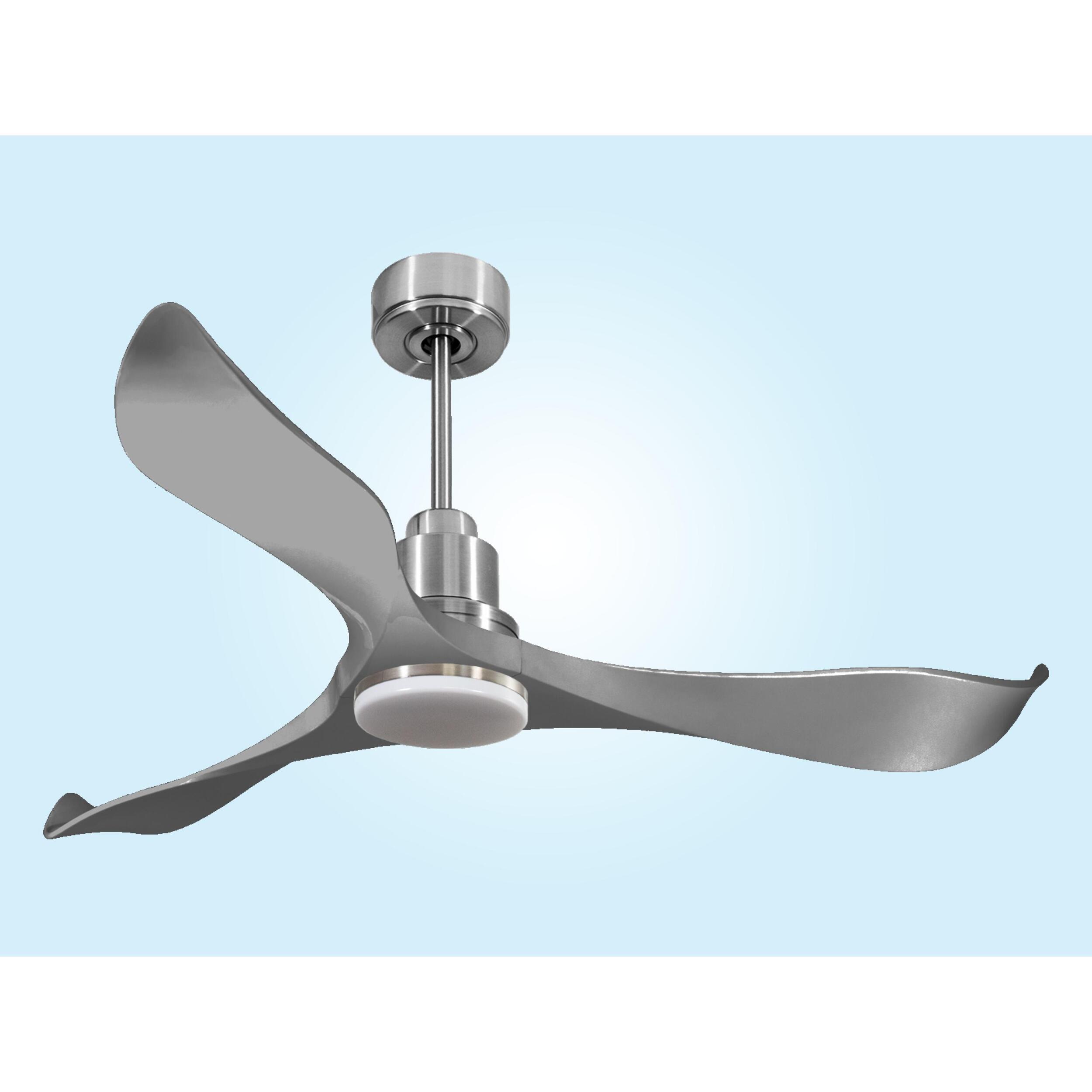 Ventilador de techo Modo Invierno/Verano Termostato Dimable Wifi Motor DC Techos Inclinados Mando a Distancia Luz tres tonos Hypersilence Memoria Vendible Shopify (AUTOMATICO) TrawanganD132C04LED64531 PURLINE