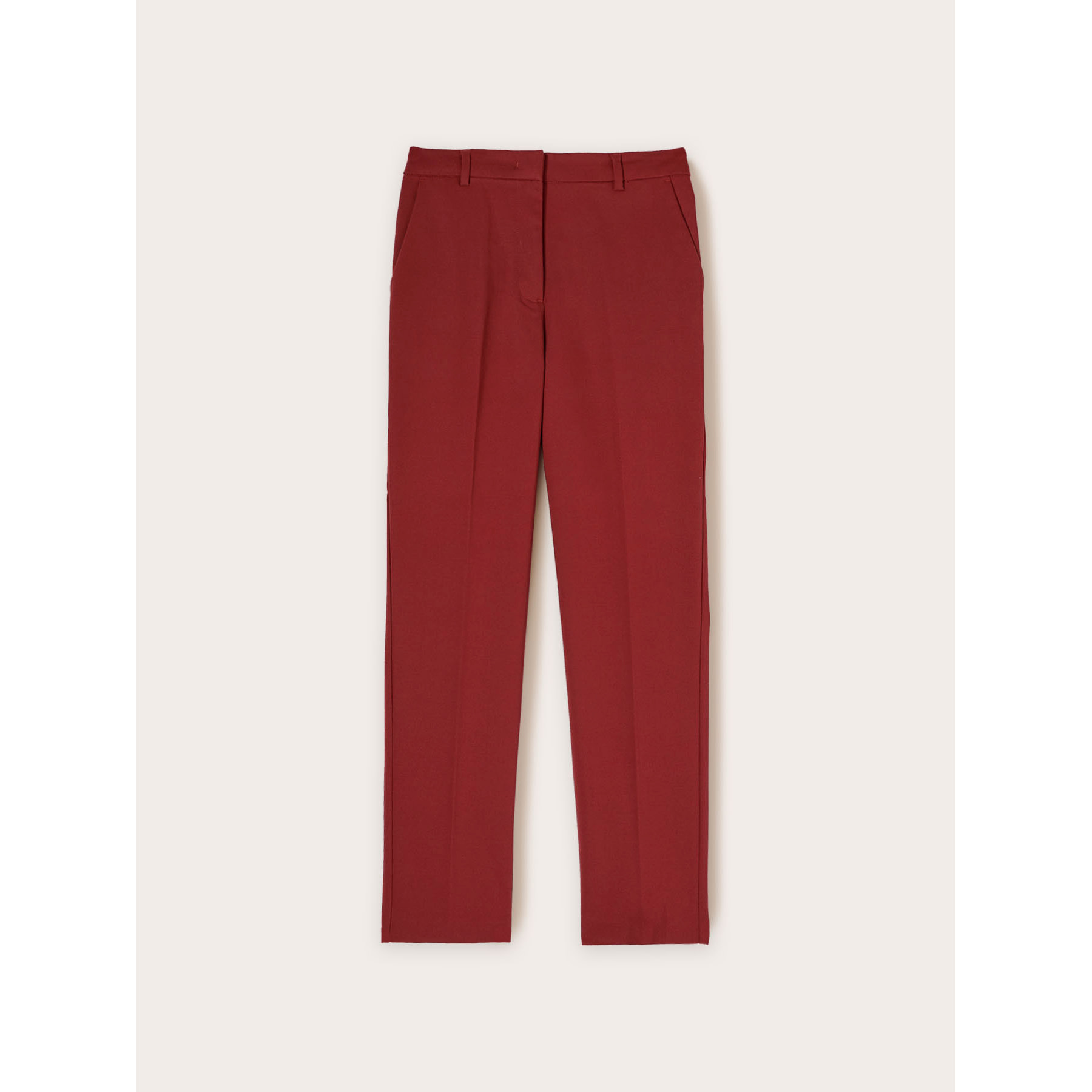 Motivi - Pantalones rectos - Burgundy