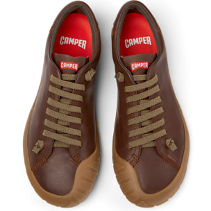 Sneakers - CAMPER Peu Path+ - Marrone - Pelle liscia