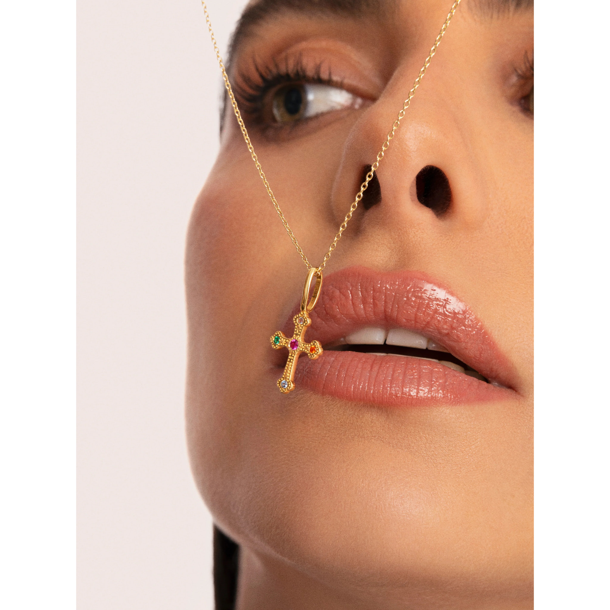 Charm Mónica Cruz  Argento Placcato Oro