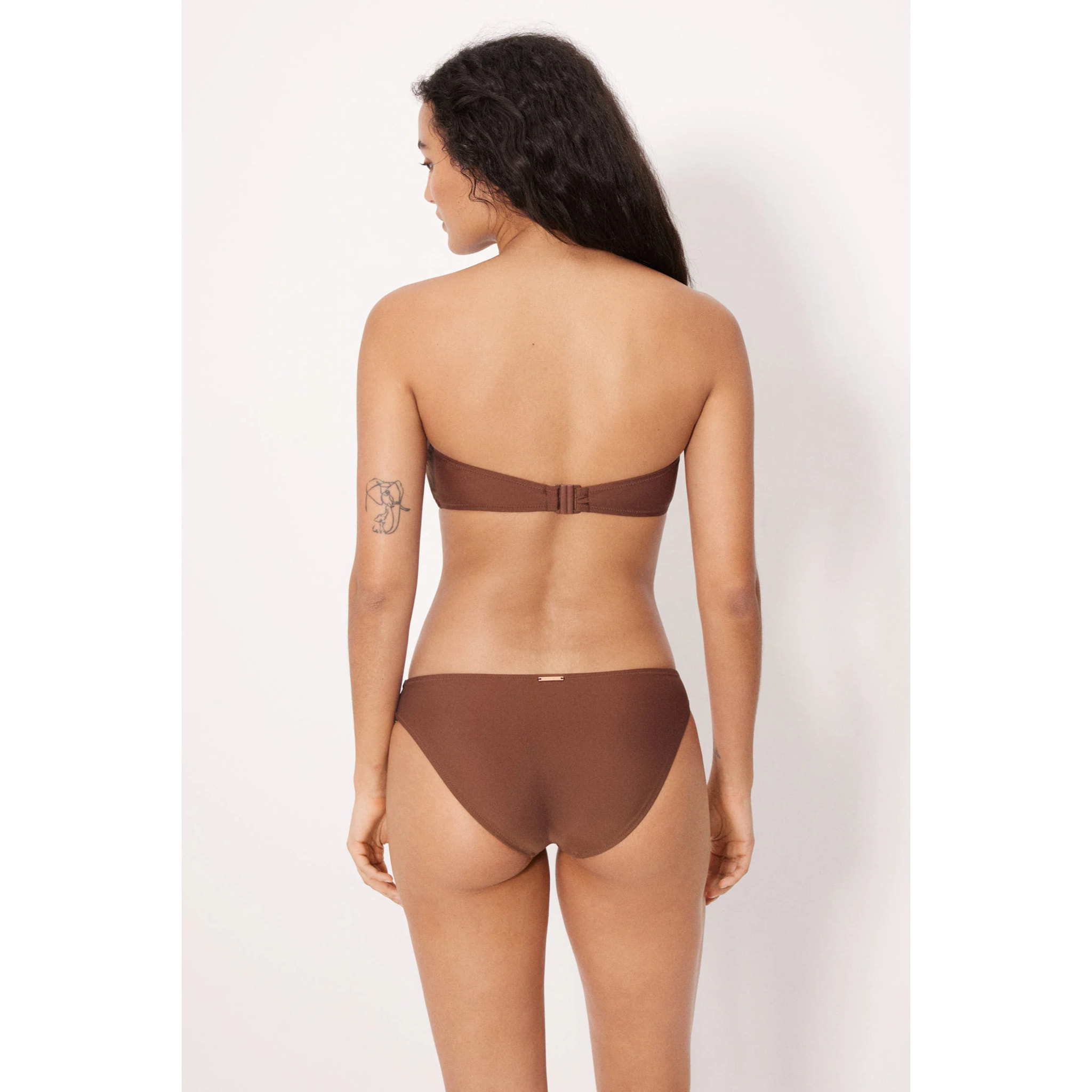 Set Bikini fascia Marrone