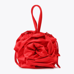 Borsa floreale satin