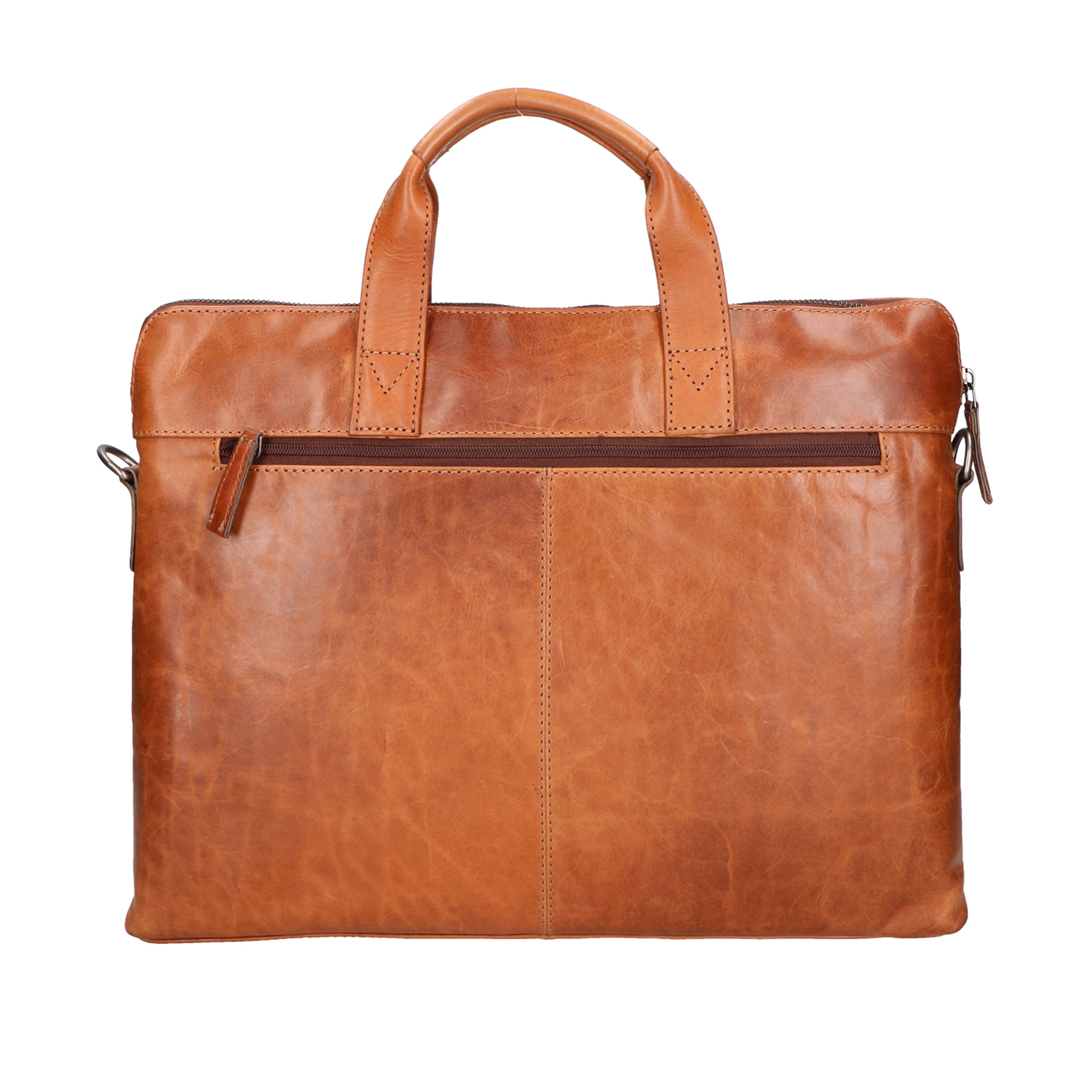 Borsa a tracolla unisex In Vera pelle Made in India 40x3x5 cm