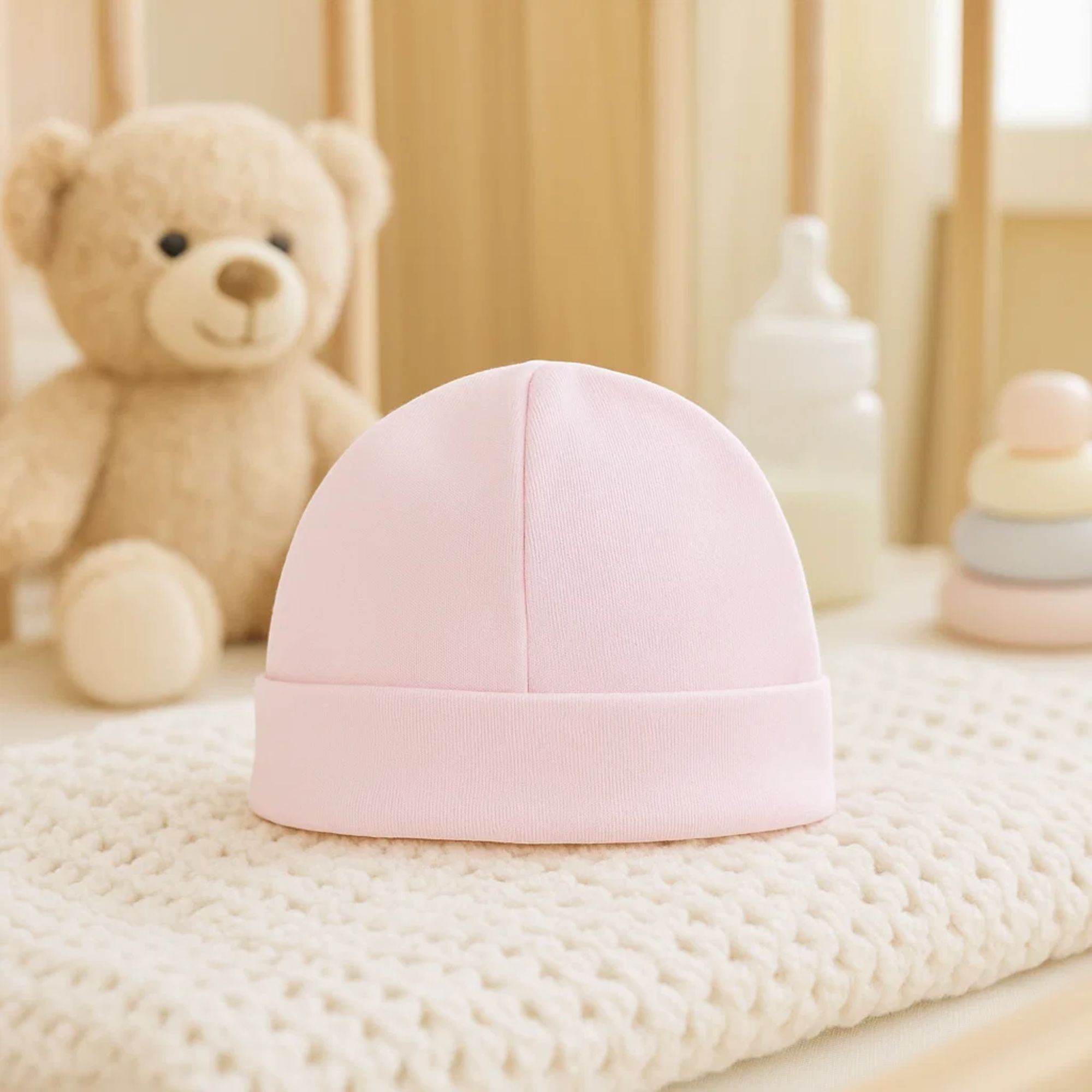 Gorro Nacimiento Rosa Talla Nac