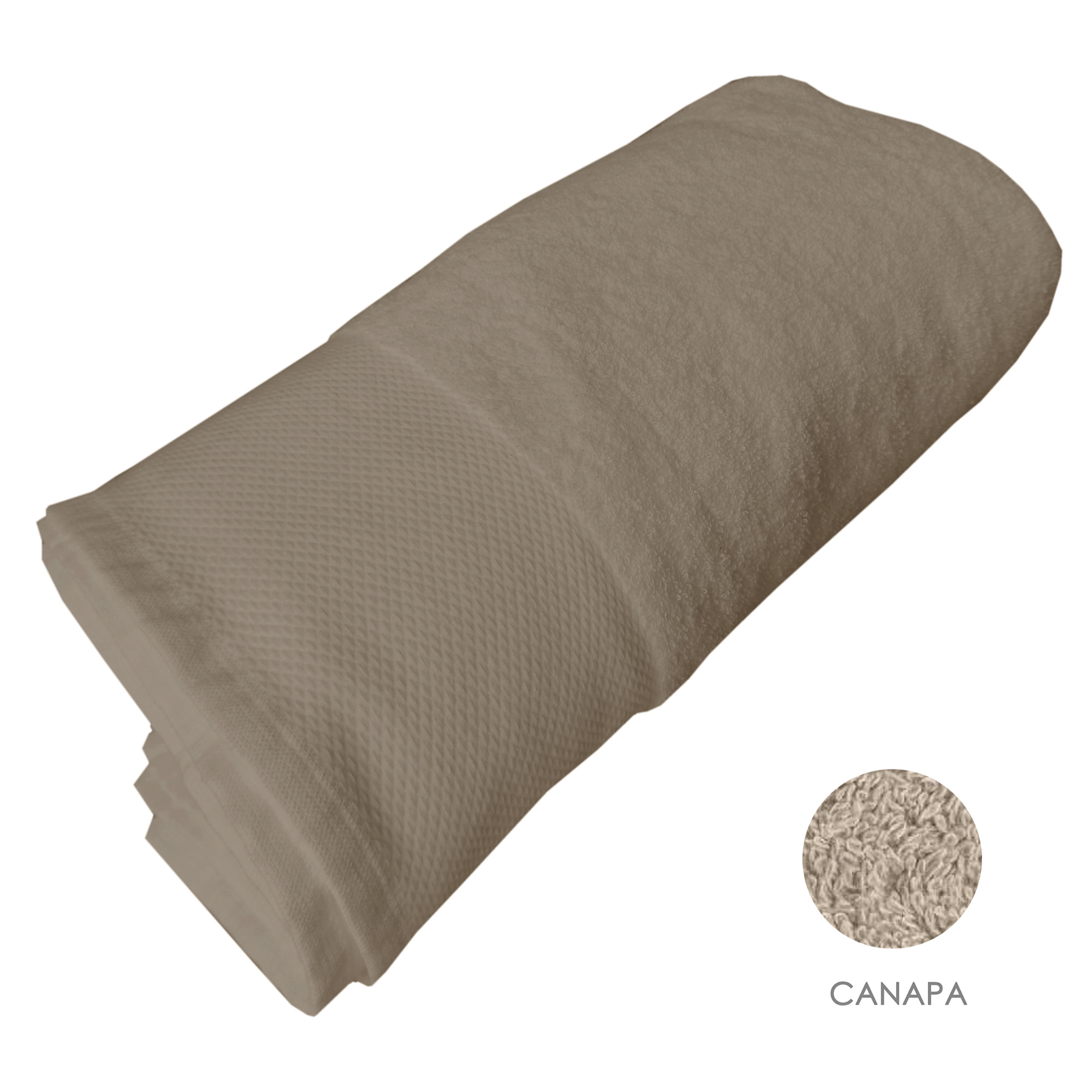 Telo doccia 100x150 cm canapa