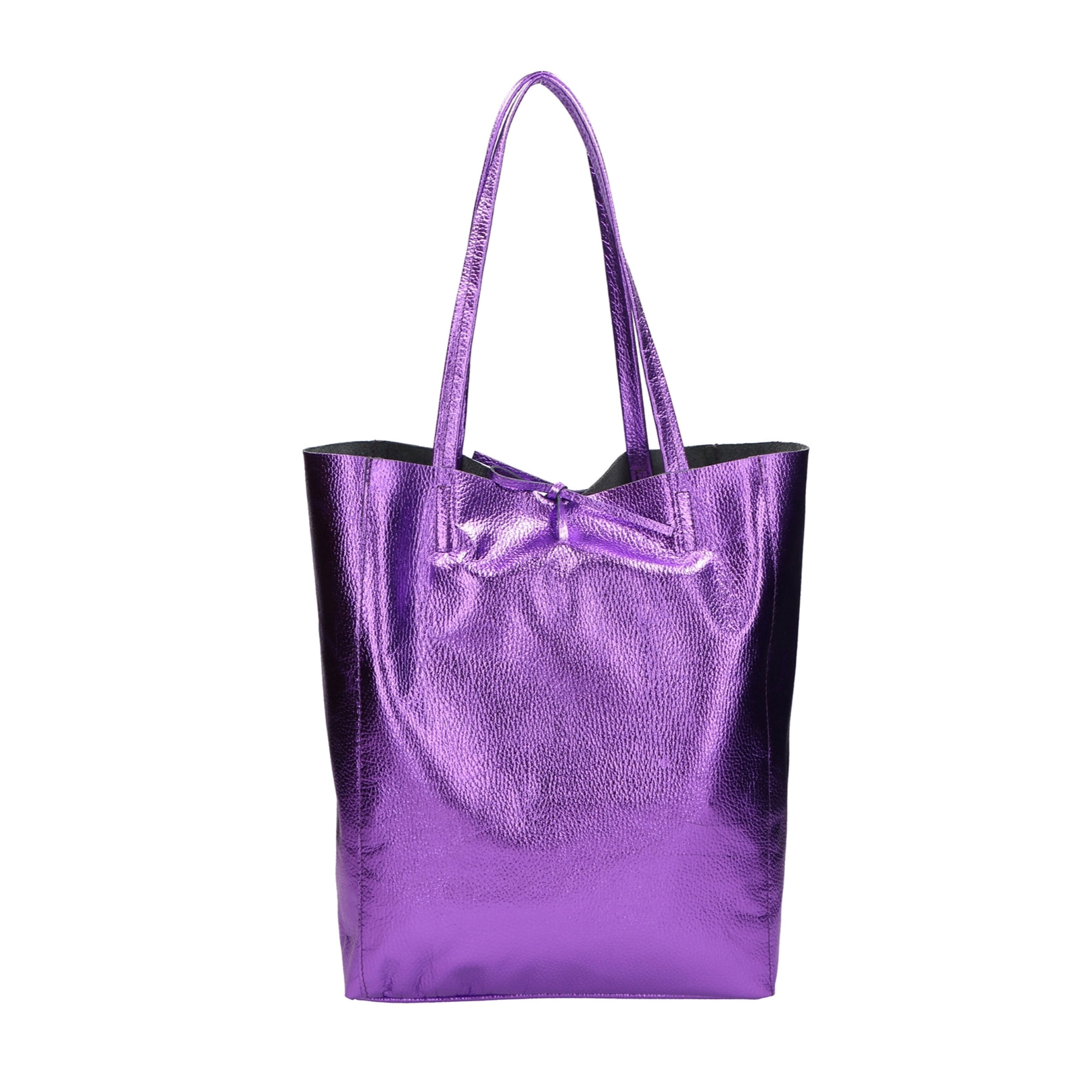 Borsa Shopper da donna In Vera pelle Made in Italy 40x36x11 cm