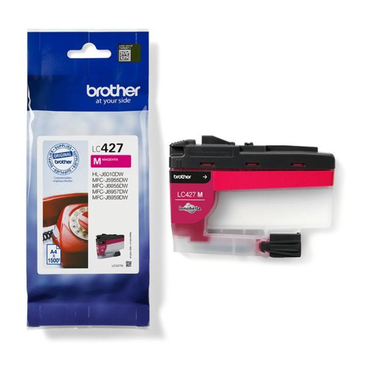 Cartouche d'encre BROTHER Originale LC427 Magenta Standard - LC427M