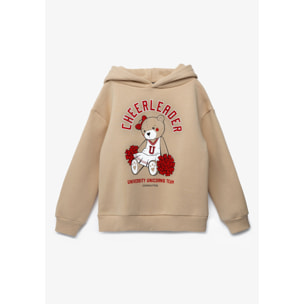 Sudadera de Niña Teddy en Beige