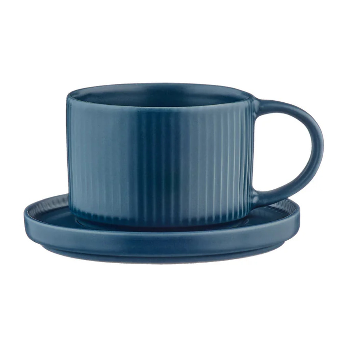 Tasse SCANDI 15cl et soucoupe Ø12cm - 8 pièces - Marine