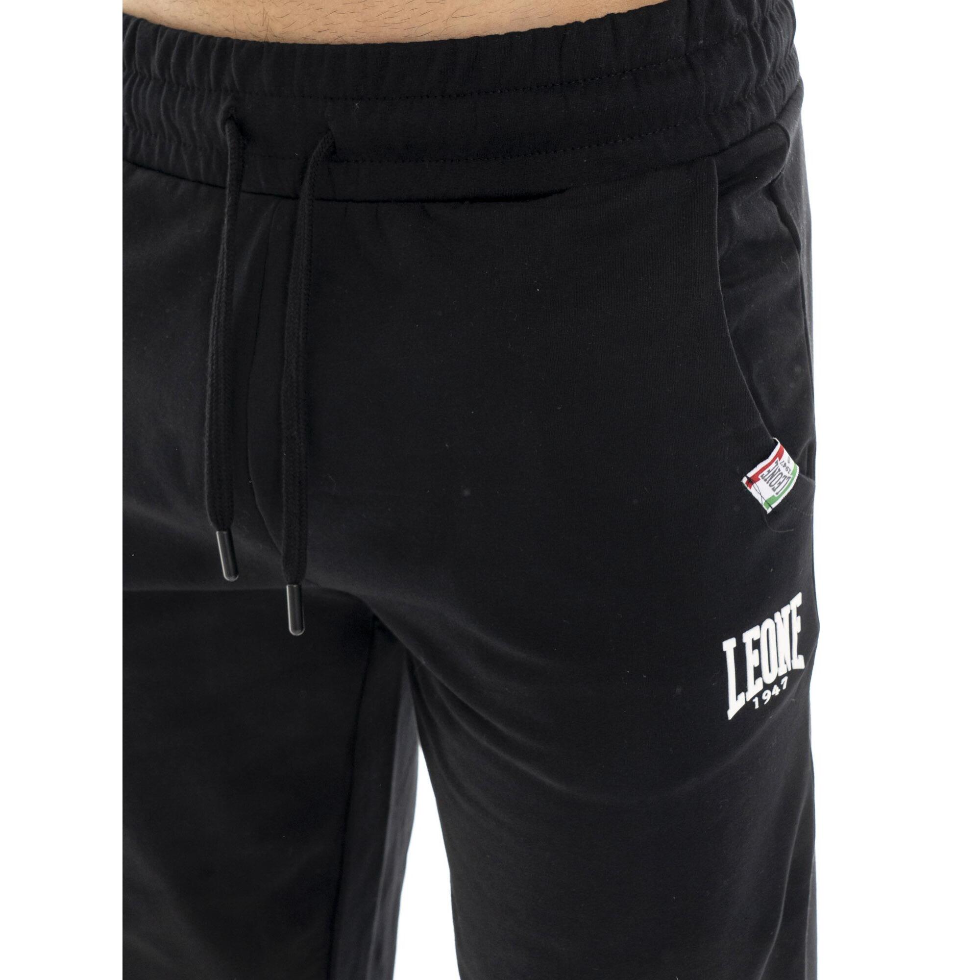 Pantalón de deporte de invierno para hombre sin puños con pequeño logo 'Basic'