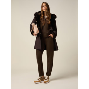 Oltre - Joggers soft touch - Marrone