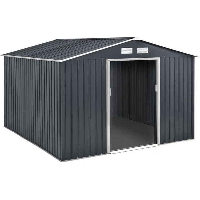 Abri de jardin métal "Vegas" - 7,06 m² - Gris