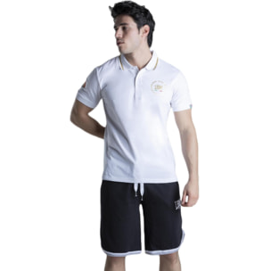 Polo de hombre de manga corta dorado