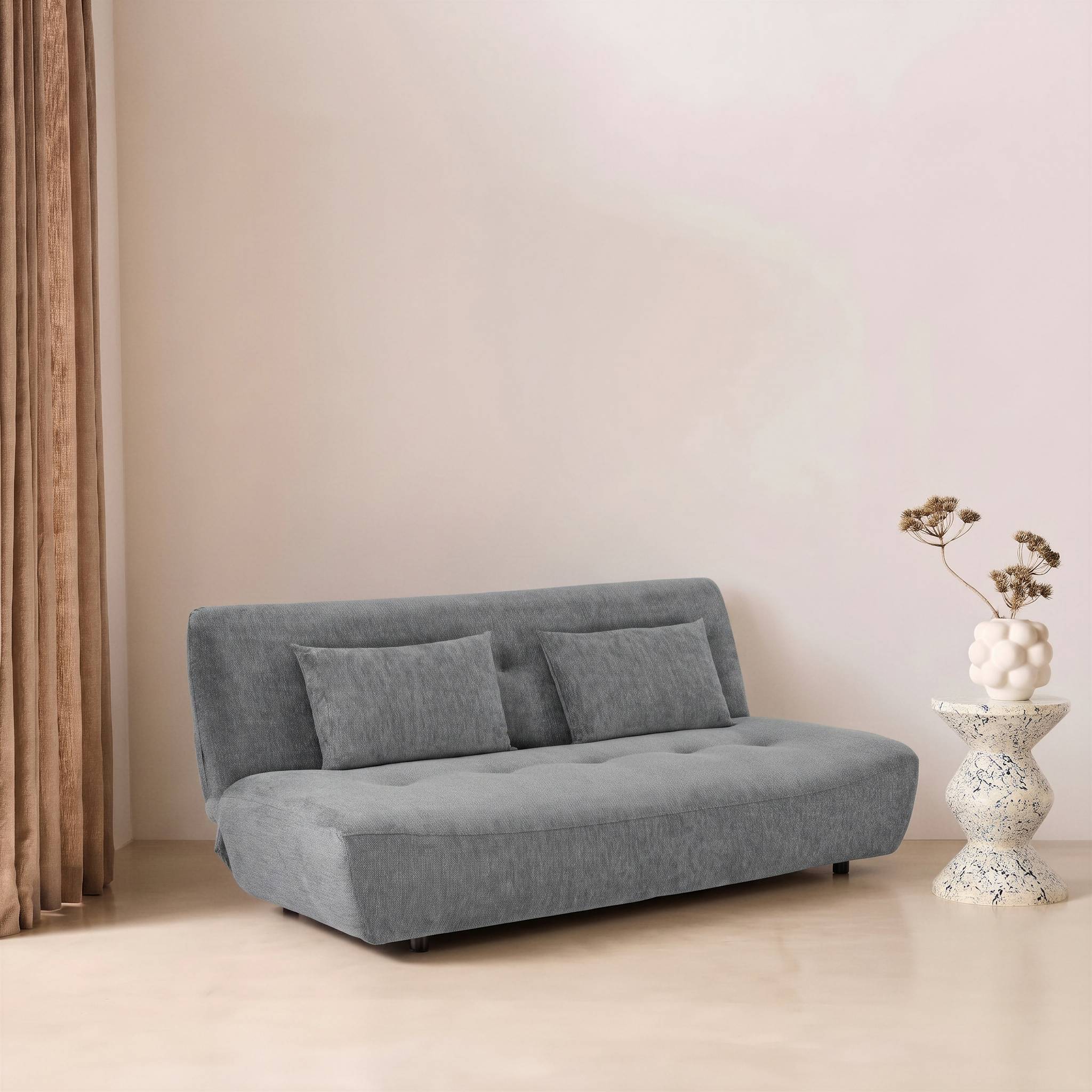 Banquette convertible tissu chenille 3 places KLIK