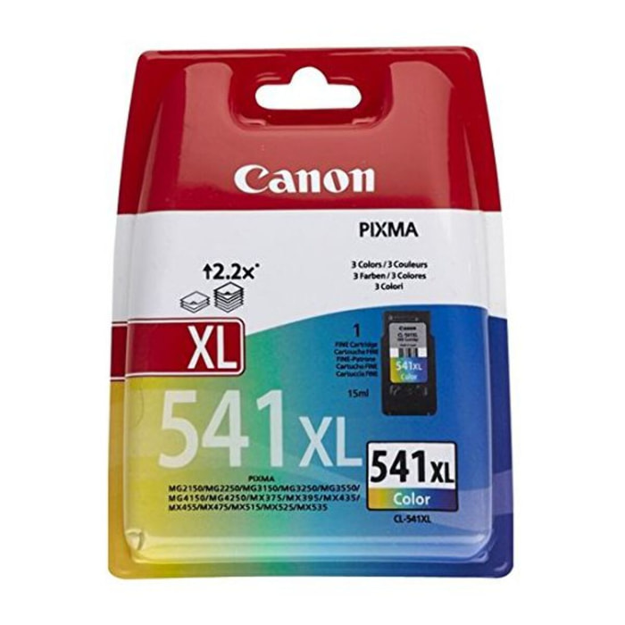 Cartouche d'encre CANON Originale CL-541 XL Haute Capacité 3 Couleurs - 5226B005