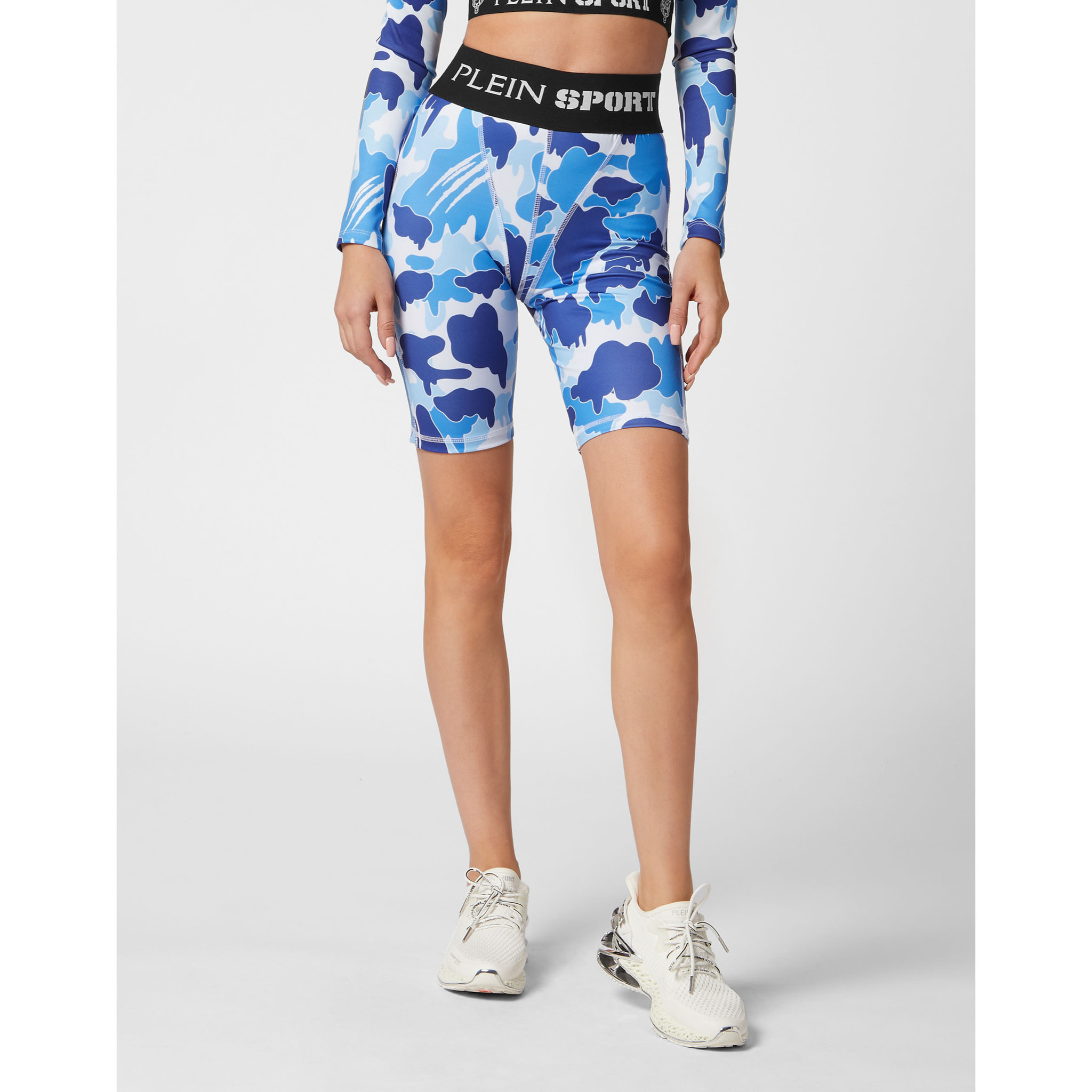 PLEIN SPORT Sport Leggings CAMOUFLAGE