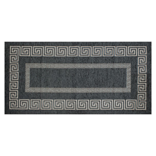 TAPPETO ARREDO ATENE ANTRACITE 80x150 CM CON ANTISCIVOLO