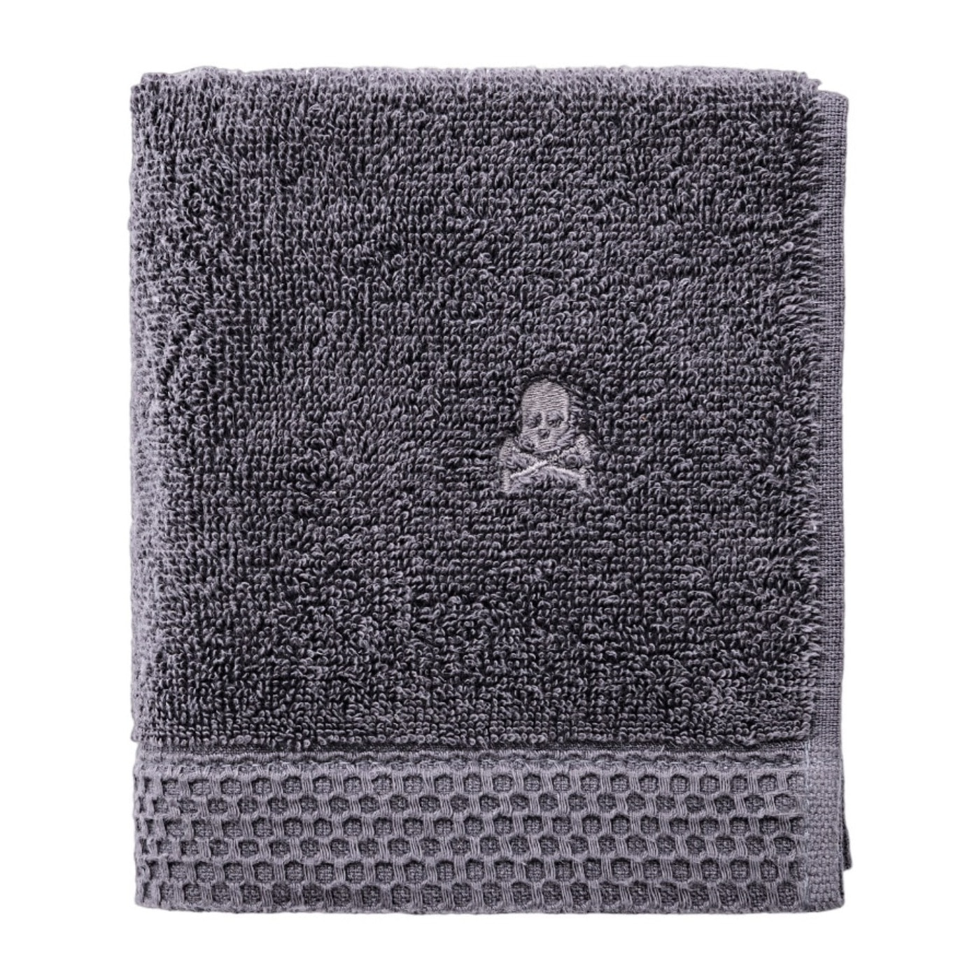 Toalla Gris 100% algodón 550gsm logo bordado scalpers home